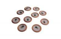 13.56MHz透明薄型RFID圓盤標(biāo)簽